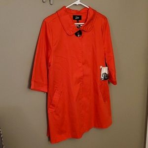 Luii Orange 3/4 Sleeve Jacket